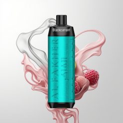 Al Fakher Crown Bar 8000 Crystal Einweg-Vape Schwarze Johannisbeere Eis