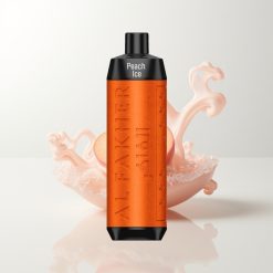 Al Fakher Crown Bar 8000 Crystal Wegwerf-Vape Pfirsich Eis