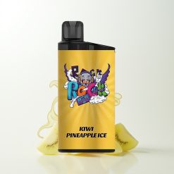 IGET Bar 3500 Züge Kiwi-Ananas-Eis Einweg-Vape 1400 mAh Mesh Coil PC+ALU