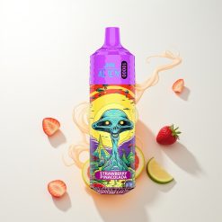 JNR Alien 10000 Züge Erdbeer Piña Colada RGB LED Mesh Coil Typ-C