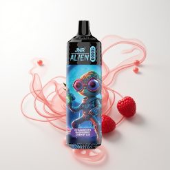 JNR Alien 10000 Züge Erdbeere Himbeere Kirsche Eis 850mAh Typ-C RGB LED