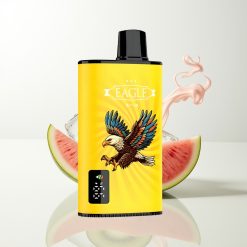 JNR EAGLE Smart 23000 Puffs Einweg-Vape Kiwi Wassermelone Eis Digital Screen 1.0ohm Mesh Coil Einstellbare Luftzufuhr 750mAh Typ-C Ladeanschluss 25ml e-Liquid Kapazität 2% Nikotin