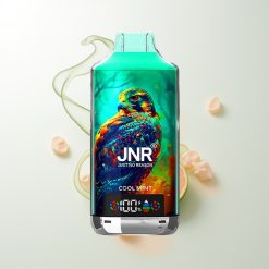 JNR Falcon X 18000 Züge Kühle Minze 750mAh 24ml Dual Mesh Coil Digital Display Type-C Schnellladung 0%2%5%