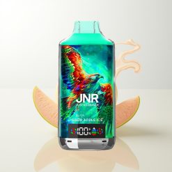 JNR Falcon X 18000 Züge Sauer Apfel Eis Dual Mesh Coil Digital Display 750mAh Typ-C 24ml 0%2%5%