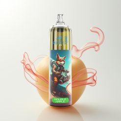 JNR Rocket-X 12400 Puffs Doppelapfel Verstellbarer Luftstrom RGB LED 1.2ohm Mesh Coil 850mAh 25ml Typ-C Schnellladung