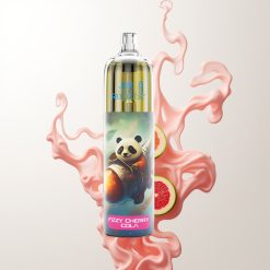 JNR Rocket-X 12400 Puffs Fizzy-Kirsch-Cola Einstellbarer Luftstrom RGB 1.2ohm Mesh 850mAh 25ml Typ-C Schnellladung Nikotin 0%/2%/5%