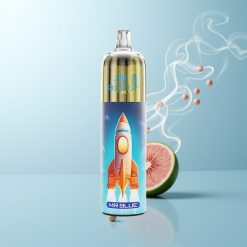 JNR Rocket-X 12400 Züge Herr Blau RGB Typ-C Schnellladung 850mAh 25ml 1.2ohm Mesh Luftstromregelung