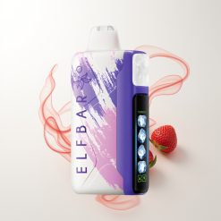 Elf Bar Ice King 40000 Züge Saure Erdbeere Drachenfrucht LCD Dual-Luftstrom Einstellbare Kühlung